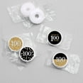 thumbnail image 3 of Big Dot of Happiness Adult 100th Birthday - Gold - Round Candy Sticker Party Favors - Labels Fits Chocolate Candy (1 sheet of 108), 3 of 5