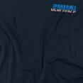 thumbnail image 3 of Popfunk Jeopardy Striped Logo Kids T Shirt for Youth Boys and Girls, Navy, Medium, 3 of 5