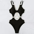 thumbnail image 7 of Sngxgn Women's Swimsuit Sports Tummy Control Cheeky Bathing Suits(Black,S), 7 of 7