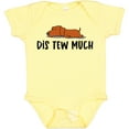 thumbnail image 3 of Inktastic Napping Dis Tew Much Daschund Weiner Dog Brown Boys or Girls Baby Bodysuit, 3 of 5