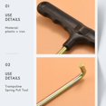 thumbnail image 5 of 2pcs Trampoline Spring Pull Tool, Trampoline Puller T-hook Spring Puller Tool TAO, 5 of 5