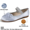 thumbnail image 4 of CHICVOMEY Vintage Flats for Women Comfort Ballet Flats Satin Up Dress Flats Comfort Casual Flats with Memory Foam Insole Wide Feet Friendly, 4 of 8
