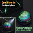 thumbnail image 2 of Luminous Kinetic Spinning Desk Toys, Metal Full Body Optical Illusion Fidget Spinner Ball, Glow in The Dark Fingertip for Office Classroom, Stress Relief Birthday Gift, 2 of 7