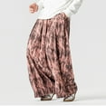 thumbnail image 3 of Ceisia Men Solid Color Multi Pocket Linen Workwear Pants Loose Wide Gift Leg Casual Trousers, 3 of 8