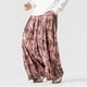 thumbnail image 3 of Ceisia Men Solid Color Multi Pocket Linen Workwear Pants Loose Wide Gift Leg Casual Trousers, 3 of 8