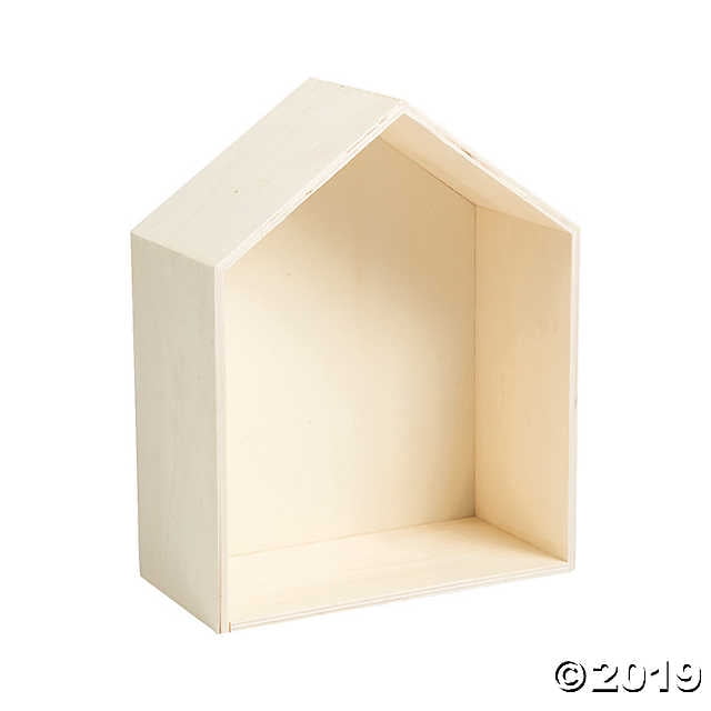 DIY HouseShaped Shadow Box