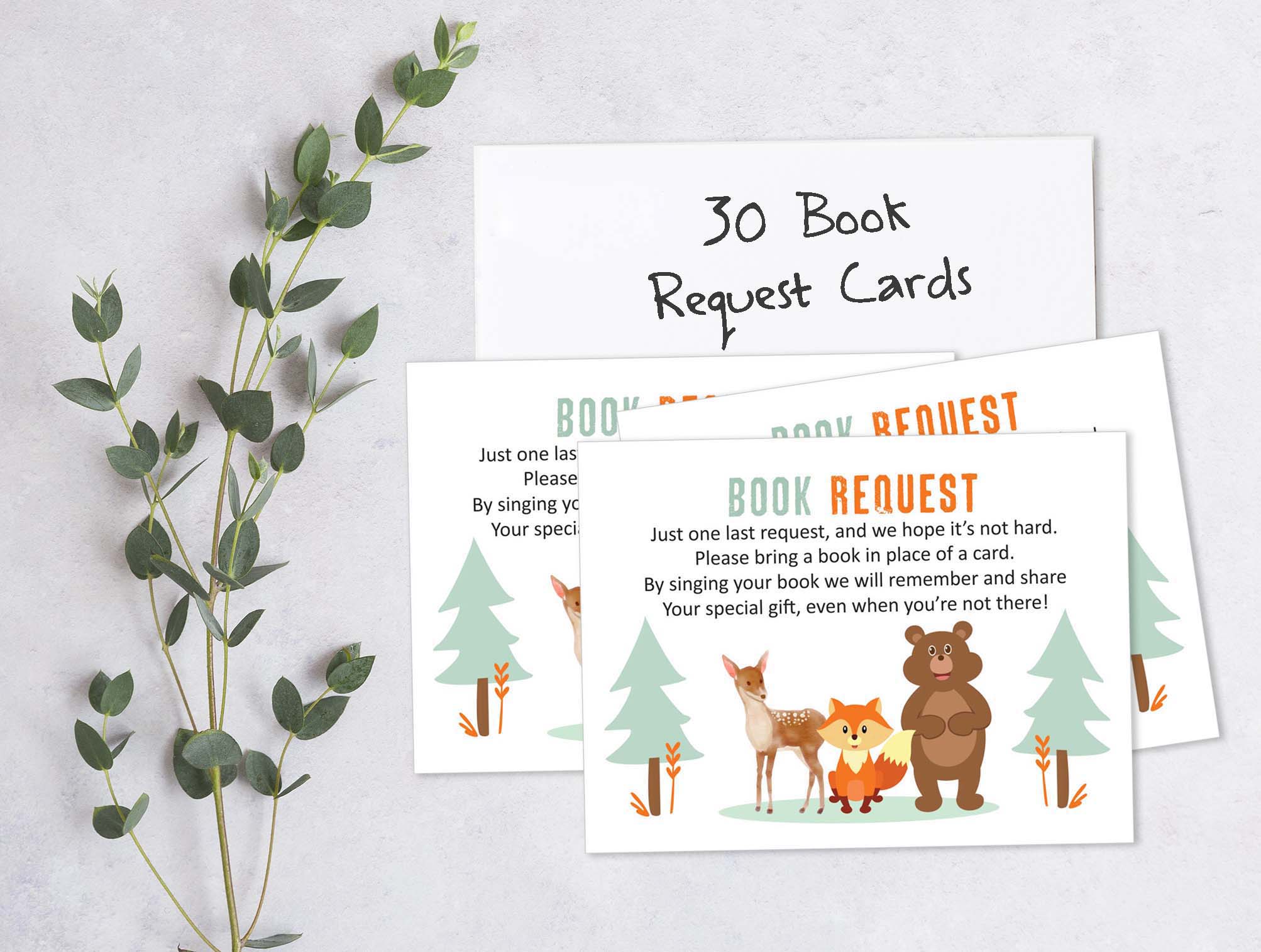 Inkdotpot 30 Books For Baby Shower Request Cards Bring A Book Instead Of A Card Jungle Animals Gender Neutral Baby Shower Invitations Inserts Games