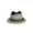 Black, variant on Top Headwear Two-Tone Classic Band Fedora, Black S/M
