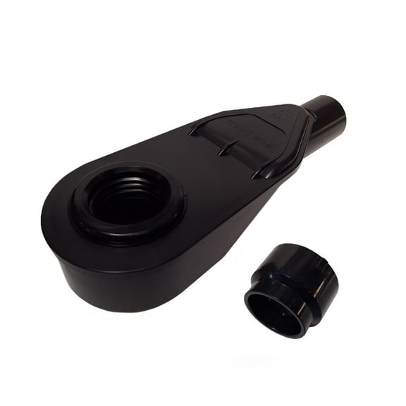 SereneDrains ABS Plastic Horizontal Side Discharge Outlet Low Profile Shower Drain Assembly Reducer Base Pipe Fitting P Trap