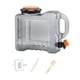 thumbnail image 1 of Contenedor de agua con tapa y mango con grifo, multifunción, dispensador de bebidas, portador de almacenamiento de agua para beber al aire libre 5L, 1 of 9