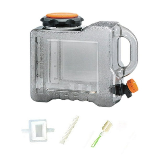 Portador de almacenamiento de agua de contenedor de agua con tanque de agua del grifo sin dispensador de bebidas de fuga para conducir emergencia de 5L