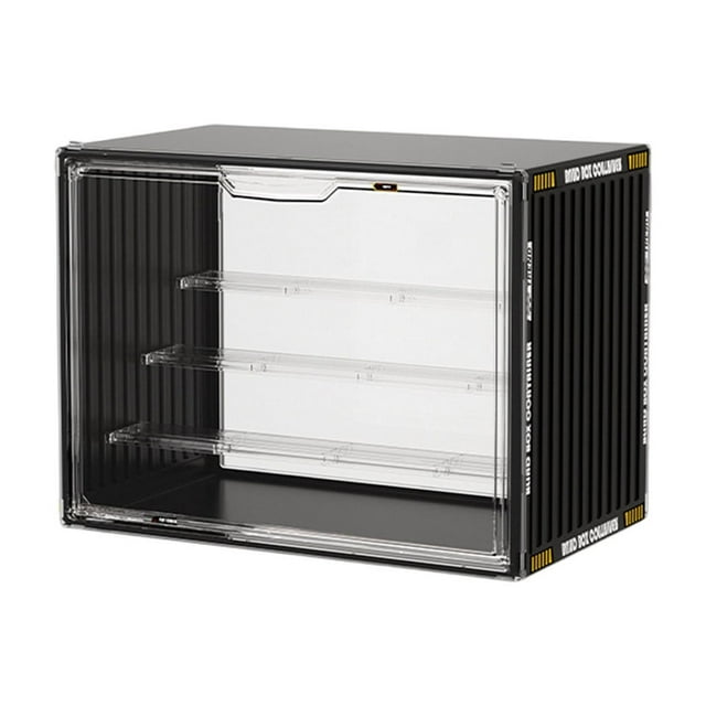 SDNall Étagères de Rangement, Vitrines pour Objets de Collection, Vitrine Transparente, Vitrines pour Figurines, Étagère de Rangement Transparente pour Marionnettes à Main, Rangement Multifonctionnel