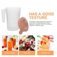 thumbnail image 4 of PTOOTP 1Pack Water Pitcher Pink Plastic Storage Portable Multi-functional Home Use 2L, 4 of 5
