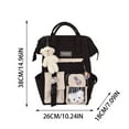 thumbnail image 3 of Penkiiy Trendy Cute Kawaii School Backpack - Large Capacity Waterproof Bookbag for Teens & Travel | Stylish Unisex Design, 3 of 7