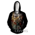 thumbnail image 3 of Nueva sudadera con capucha con cremallera y estampado 3D de Powerwolf para hombre, sudadera deportiva de estilo hip hop callejero para exteriores, abrigo informal con capucha para hombre, 3 of 5