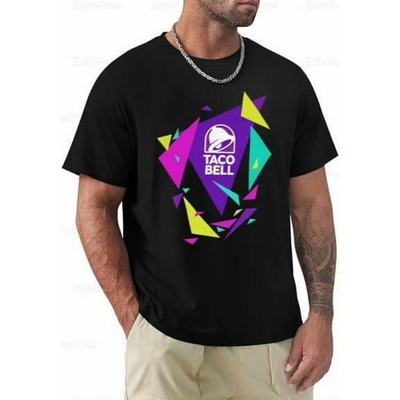 Vintage Retro Taco Bell 90s Throwback Fast Food Restaurant Fan Unisex T-Shirt, for men & women, up to size 5XL