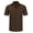Brown, variant on Allsense Men's Short-Sleeve Button-Down Cuban Guayabera Shirt, Coral Pink, M