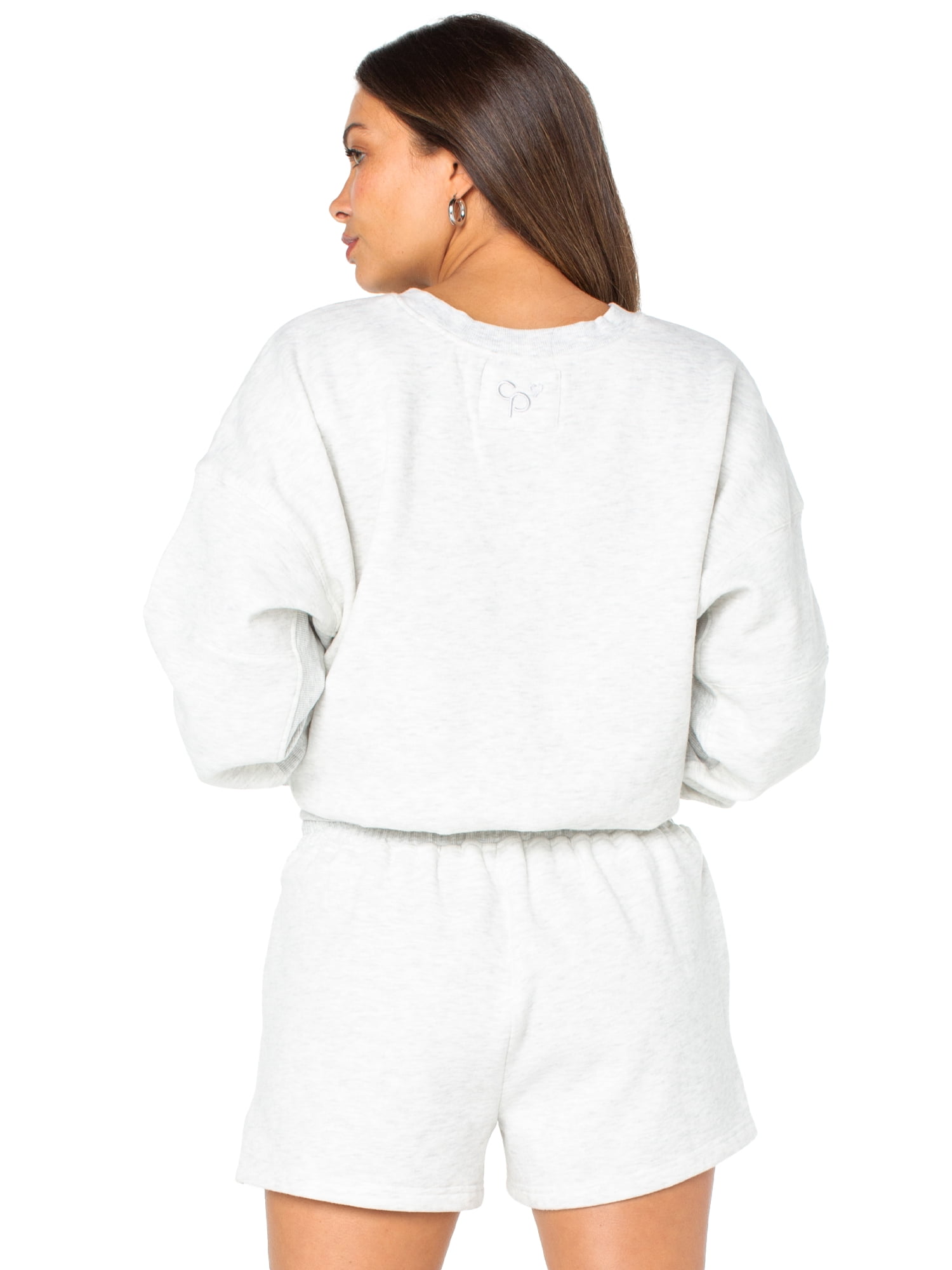 Celebrity Pink Womens Oversized Boyfriend Sweatshirt