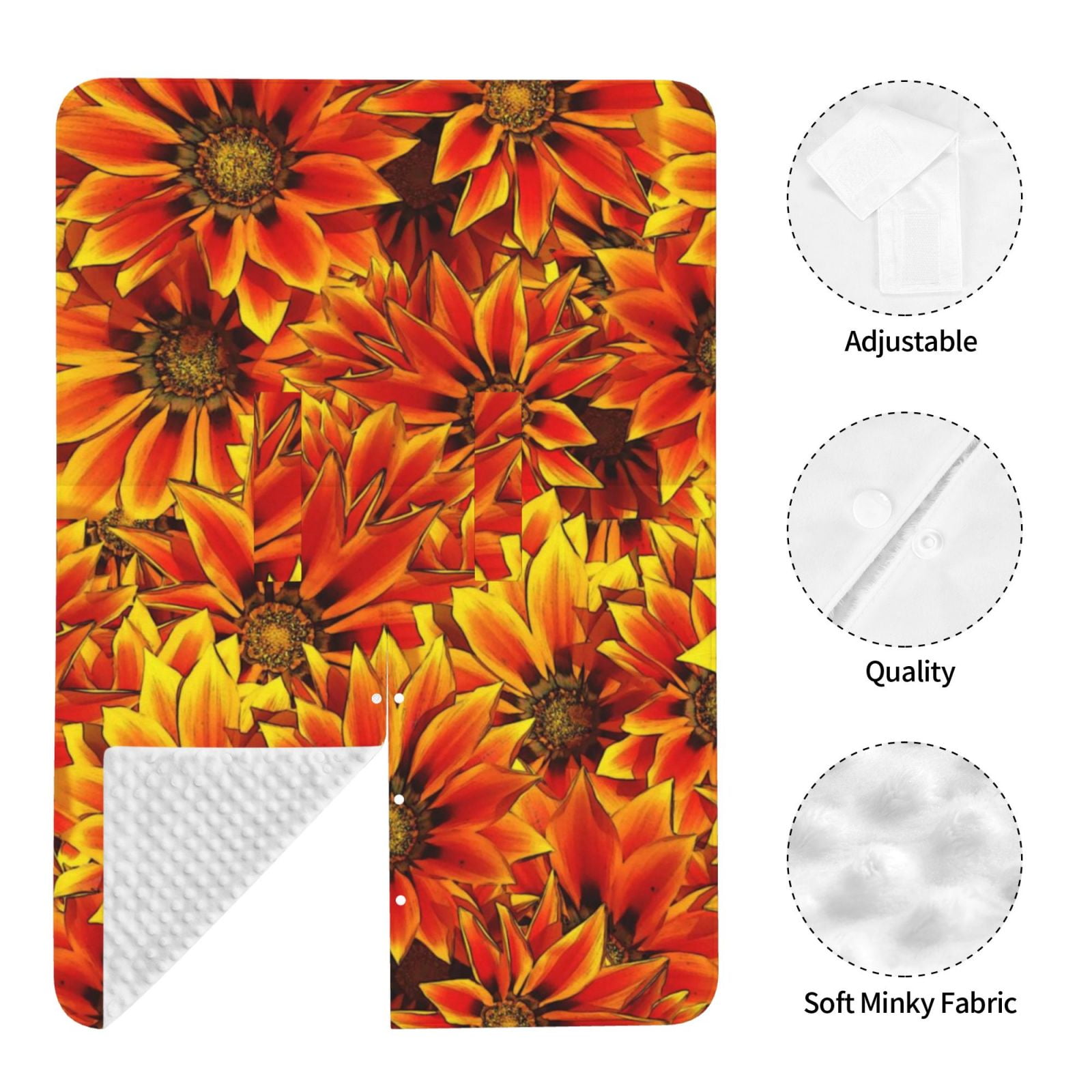 Naloa Sunflower4 Baby Car Seat Cover, Breathable Baby Carrier Cover, Multiuse Baby Carrier Cover & Nursing Breastfeeding Cover