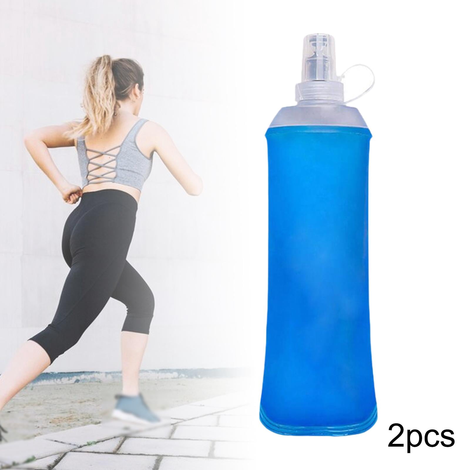 harayaa Running Vest Backpack with 2pcs 500ml Soft Flasks Running Gear L L