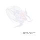 thumbnail image 2 of CRILSTYLEO Short Mesh Veil Bridal Covered Face Veil with Flower White Handmade for Festivals, 2 of 8