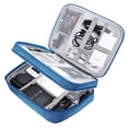 thumbnail image 3 of Badiya Organizer Travel Case, Charger Organizer Cable Organizer Bag Cord Organizer Double Layers Electronics Travel Organizer, 3 of 8