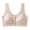 Beige, variant on Zpanxa Bras for Women No Underwire Seamless Fixed Cups, Front Closure with Wide Straps and Back Smoothing for Plus Size Everyday Wear Purple 44D