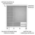 thumbnail image 5 of Ropero Closet Madesa Lyon 3 Puertas Corredizas con Pies B/M, 5 of 5
