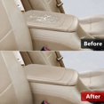 thumbnail image 7 of KBH Center Console Lid Armrest Cover for 1997-2003 Ford F150 Lariat, Middle Console Cover Replacement Upholstery for Truck Accessories Interior, Beige (Leather Skin Only), 7 of 7