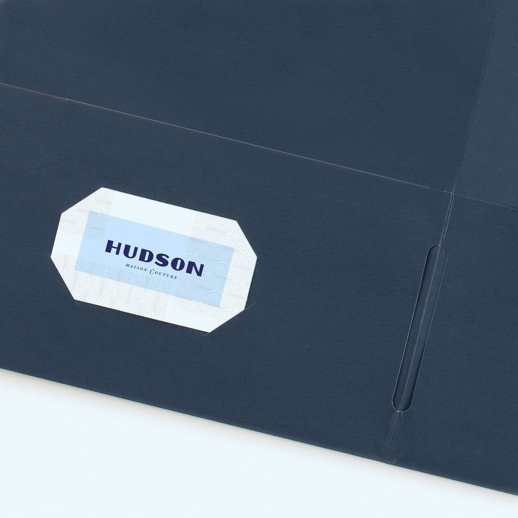 Avery® Letter Pocket Folder - 8 1/2" X 11" - 40 Sheet Capacity - 2 Internal Pocket(s) - Dark Blue - 125 / Carton