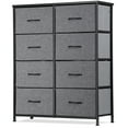 thumbnail image 6 of ZENSTYLE Dresser Storage Tower with 8 Drawers Metal Frame Fabric Dresser Chests Organizer Unit, Drak Gray, 6 of 10