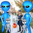 thumbnail image 4 of Gigante inflable de Halloween Alien Zhanmai de 160 cm y 90 cm, 4 unidades, 4 of 7