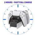 thumbnail image 3 of QJUHUNG PS5 Dual Sense Dual handle charging base with USB interface, Fast charging safe and stable charging base, good quality PS5 Dual Sense Dual handle charging base, 3 of 6