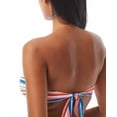 thumbnail image 2 of Vince Camuto Women's Striped Ring Bandeau Bikini Top, 2 of 2