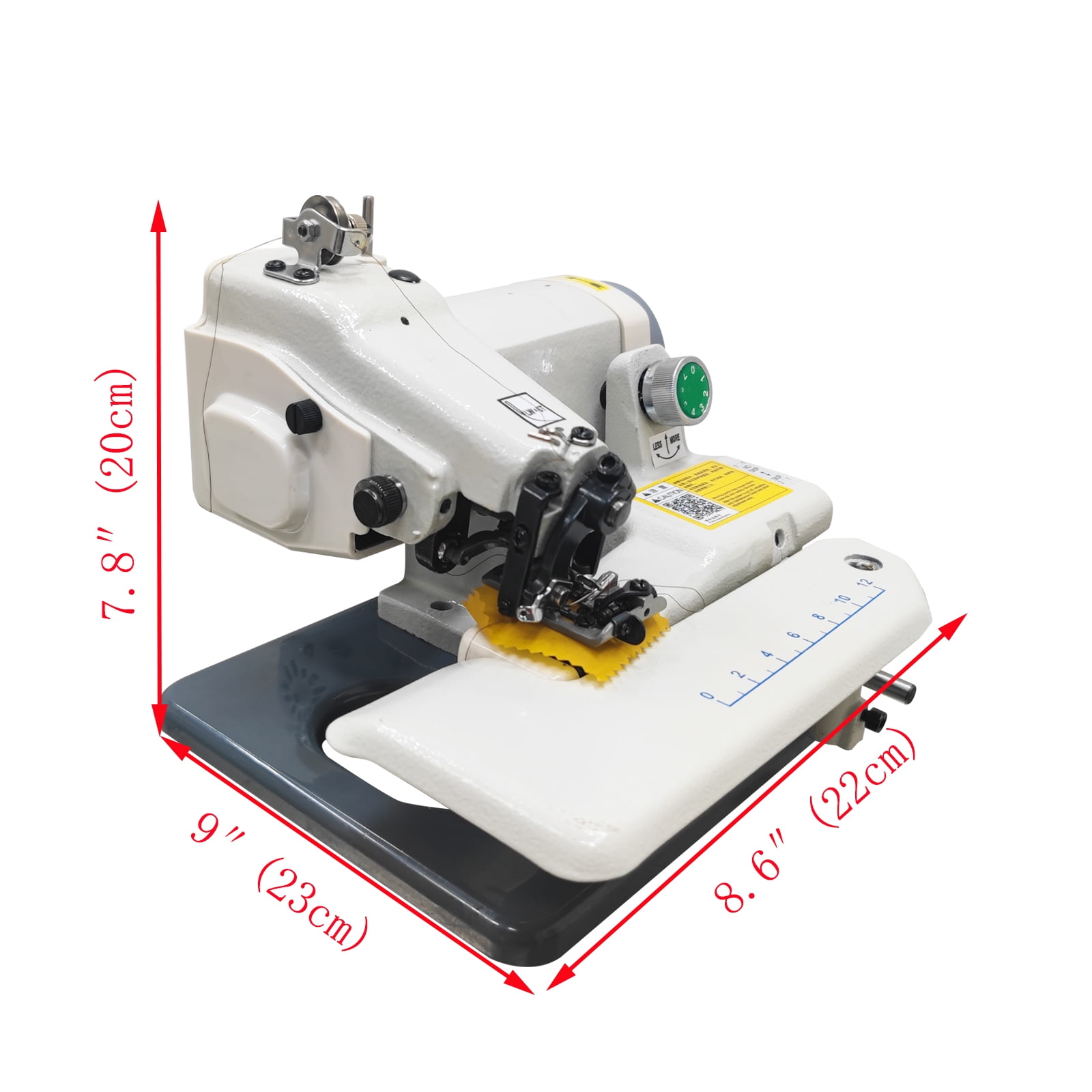 Portable Blind Stitch Hemming Sewing Machine Single Thread Chain Stitch Sewer 110V