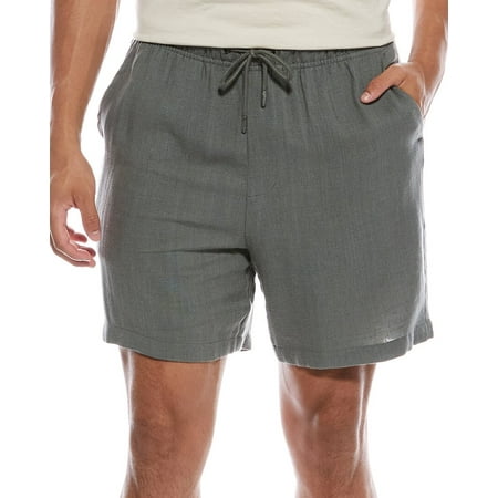 Onia mens Linen-Blend Short, XXL, Green