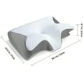 thumbnail image 3 of Airway Pro Sleep Apnea Pillow – Ergonomic Memory Foam Neck Support for Better Sleep, Anti-Snoring & Apnea Relief, Perfect for Side, Back & Stomach Sleepers, 3 of 5