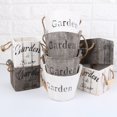 thumbnail image 3 of Retro Zakka Wooden Flower Succulent Plant Pot Planter Desktop Table Ornament, 3 of 10