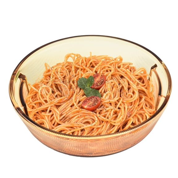 SharpChef Serve N' Store Round Glass Bakeware, Borosilicate Baking Dish, Oven, Microwave, Freezer & Dishwasher Safe, 2.1 qt / 2 L