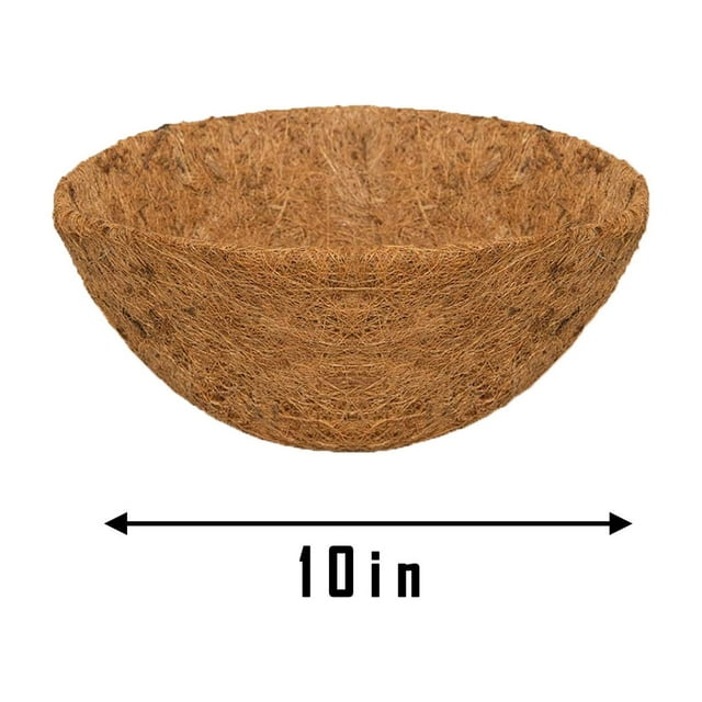 MAUXDA Clearance Hanging Basket Coconuts Fiber Planter Inserts Replacement Liner For Flower Pot