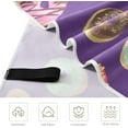 thumbnail image 3 of Dreamtimes Donuts on Purple Beach Towel Quick Dry Absorbent Bath Towels Sandproof Lightweight Towel for Gym Yoga Sports Swimming 31x71in, 3 of 7