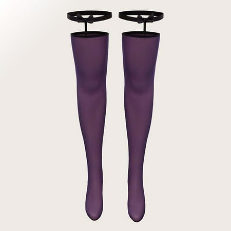 

Women High Glossy Hosiery Nylon Hold Up Tights High Stockings Lingerie Garter