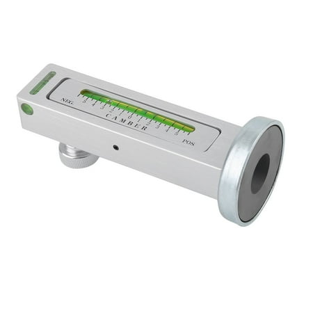 Silver Adjustable Magnetic Gauge Measure Tool Camber Castor Strut