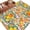 White, variant on Orange Lemons Area Rugs 6'x9', Washable Small Throw Rugs for Kitchen Dining room, Summer Botanical Pastoral Elegant Indoor Outdoor Rug Non-Slip Low Pile Carpet Runner Reversible Floor Mats