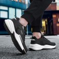 thumbnail image 5 of Men's Fashion Breathable Mesh Lace Up Sneakers Casual Trendy Round Toe Non Slip Outdoor Running Training Walking Shoes, 5 of 7