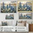 thumbnail image 4 of Designart "Mystical Blue Bonnets Grasslands I" Blue Bonnets Picture Framed Wall Decor, 4 of 5