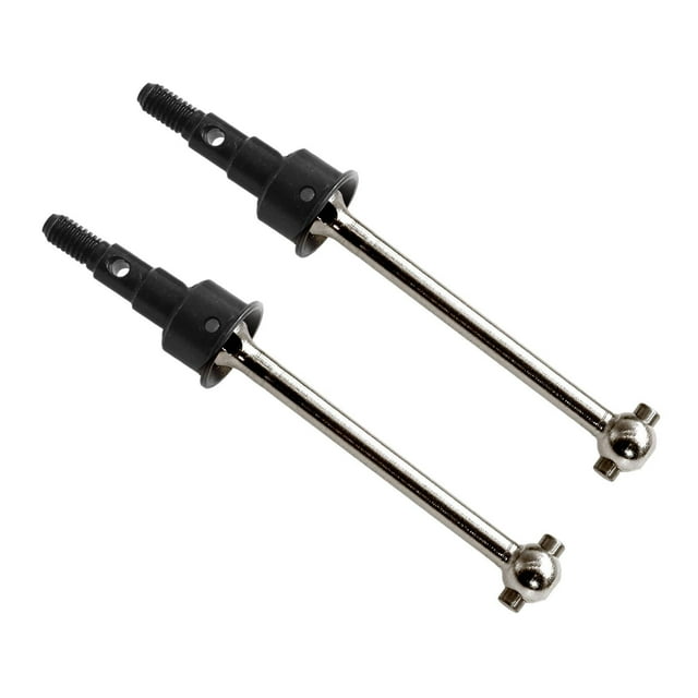 2x Ejecules de transmisión Juntas universales TRAILLO RUEDA REEMPLACIÓN de CARSE de ACERO RC RC para 1: 10 Accesorios de bricolaje