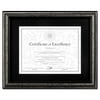 DAX Document Frame, Desk/Wall, Wood, 11 x 14, Antique Charcoal Brushed Finish