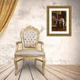 thumbnail image 3 of John Ferguson Weir 19x24 Gold Ornate Framed and Double Matted Museum Art Print Titled - His Favorite&nbsp;Model (ca.&nbsp;1885), 3 of 4