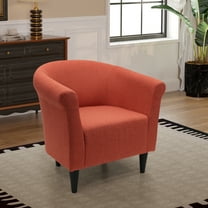 Fox Hill Trading Marlee Club Chair, Orange